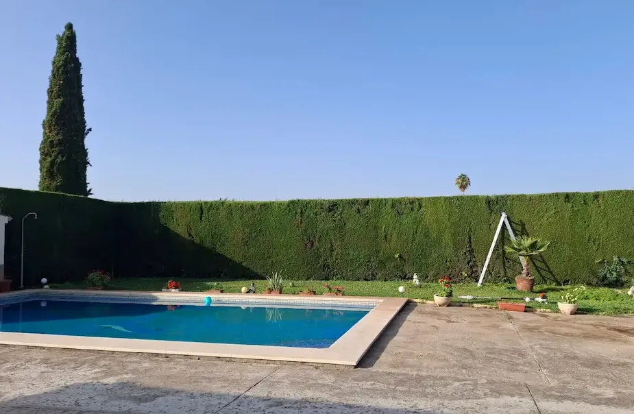 Jardín y Piscina